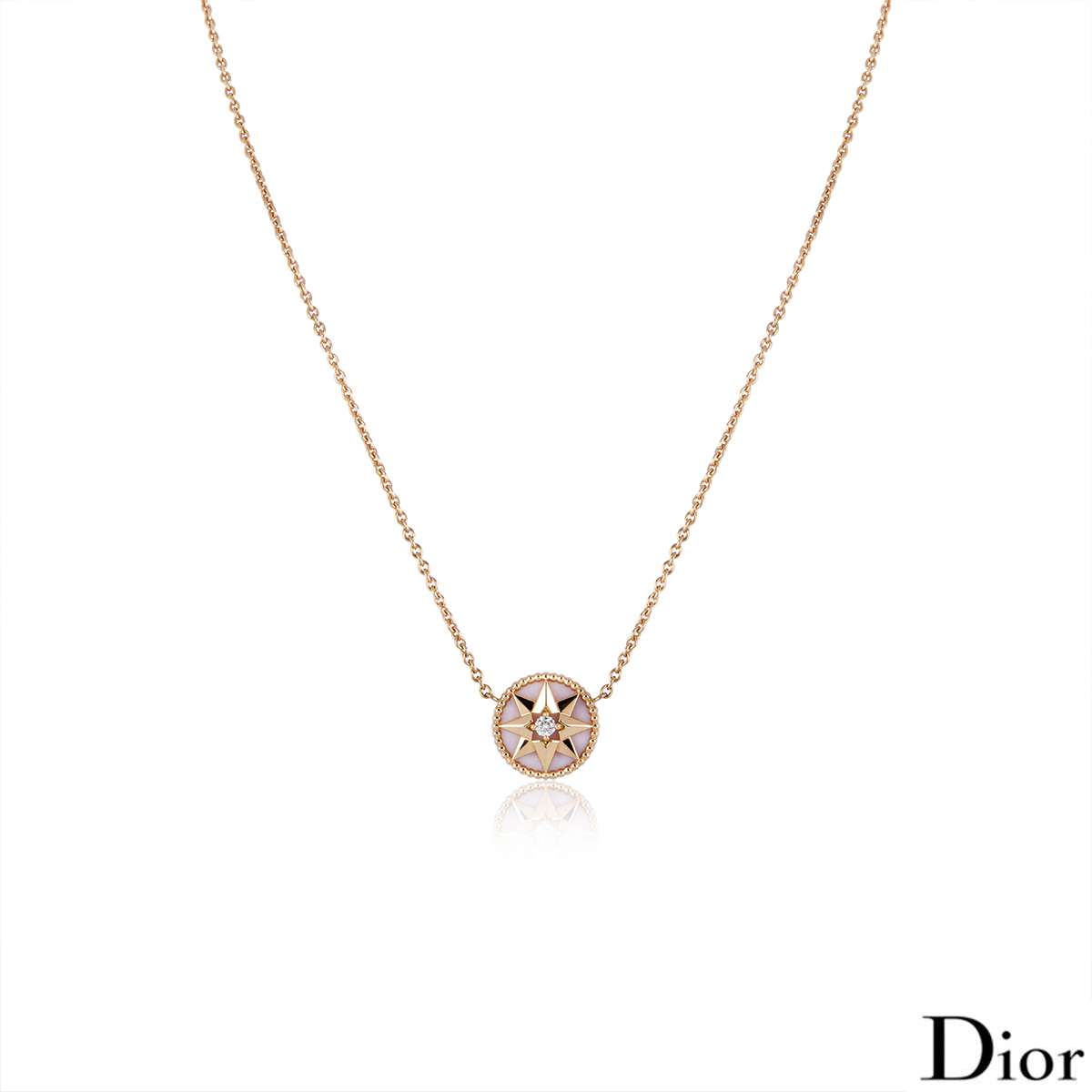 Rose des Vents pink opal and diamond bracelet, Dior